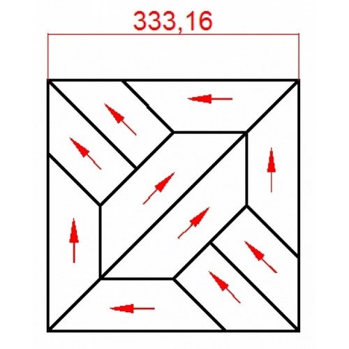 Модульный паркет Lab Arte Дуб инженерный №8-70, Натур