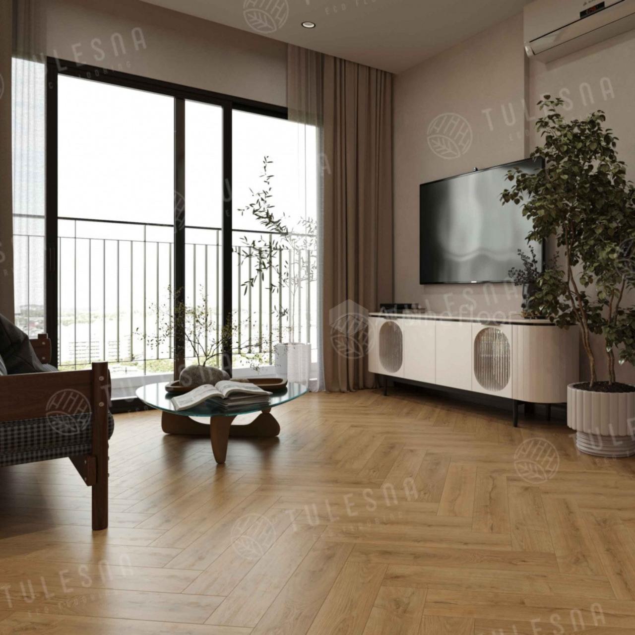 Кварцвинил Tulesna Искусство паркета LVT (Art Parquet LVT) 1005-1101 Nobile