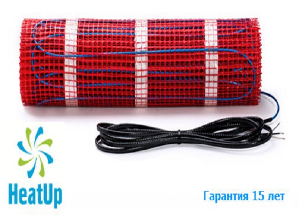 Нагревательный мат HeatUp двужильный 6 м.кв