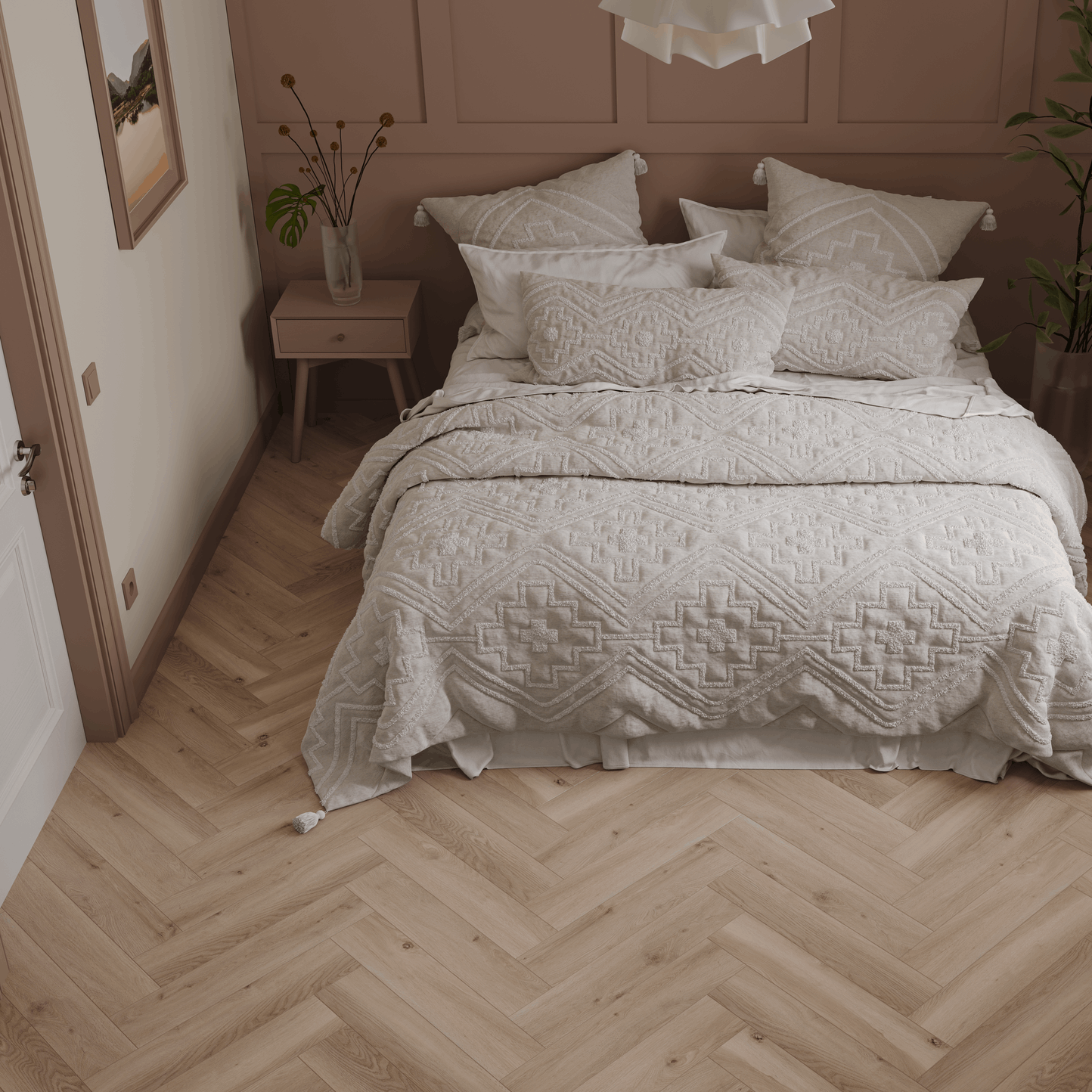 Кварцвинил Tulesna Искусство в паркете (Art Parquet) 1005-18 Bastion