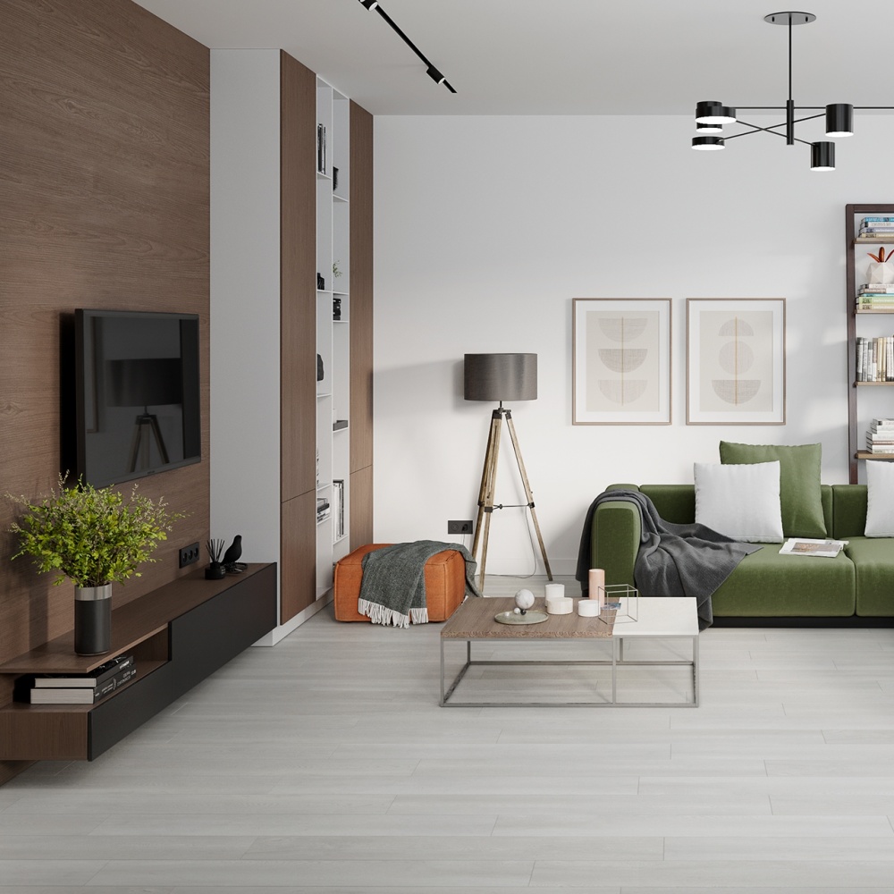 Кварцвинил Damy Floor Family LVT TCM304-3-LVT Дуб Зимний