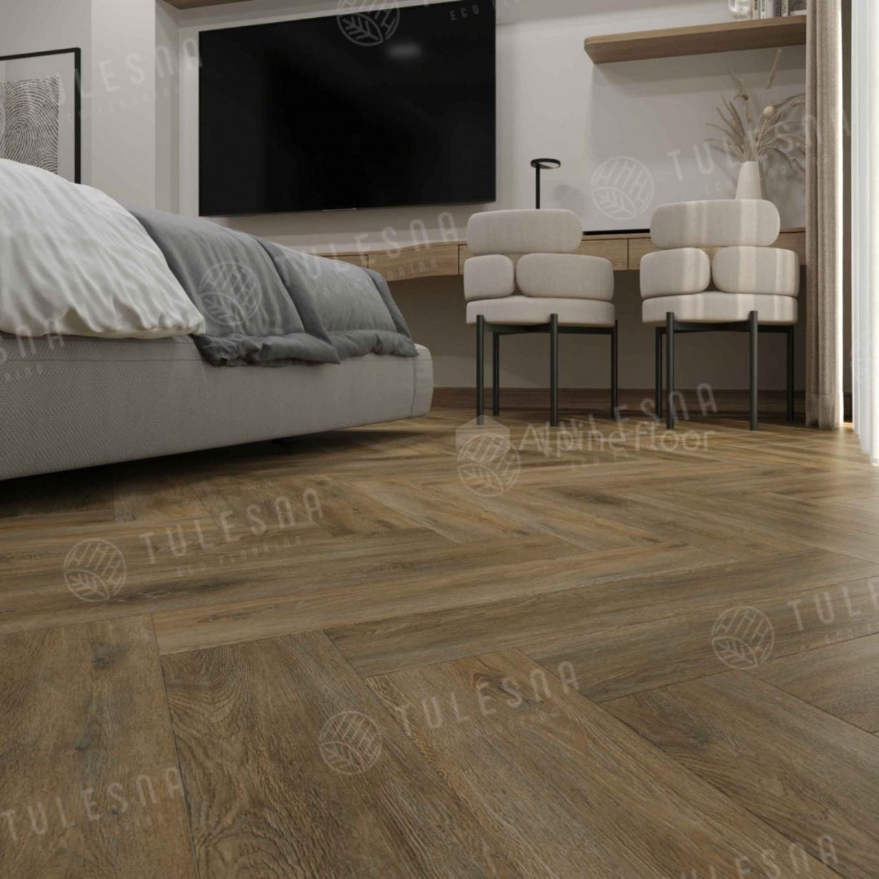 Кварцвинил Tulesna Искусство паркета LVT (Art Parquet LVT) 1005-801 Divino