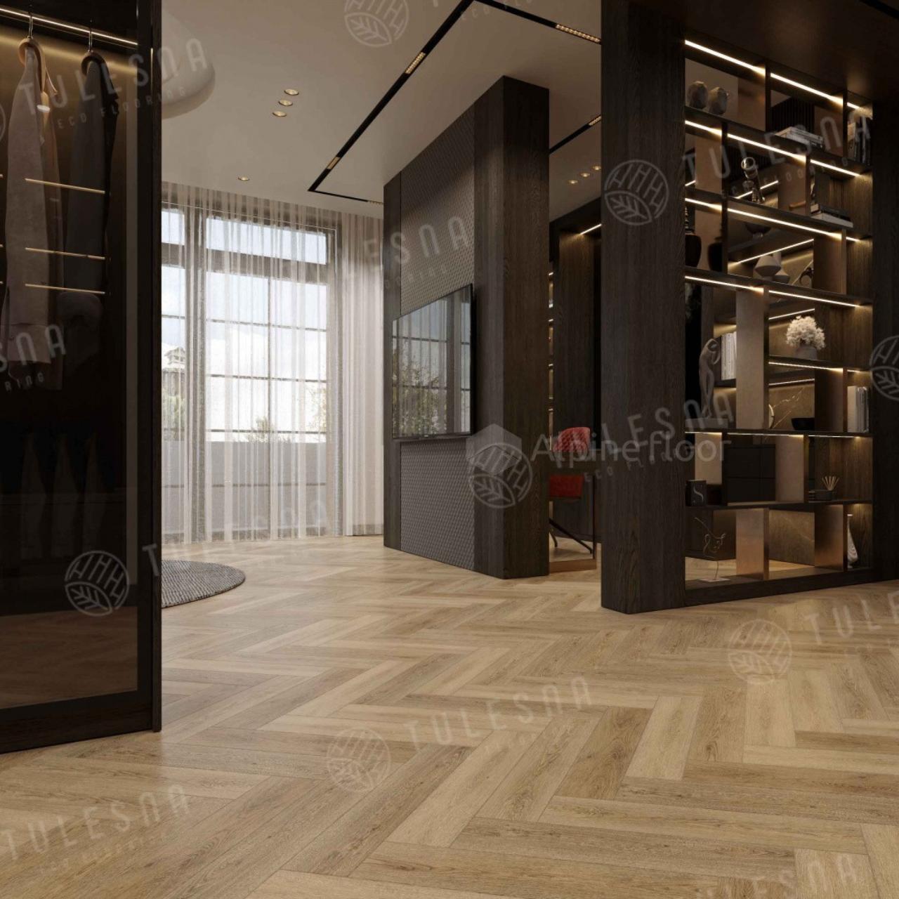 Кварцвинил Tulesna Искусство паркета LVT (Art Parquet LVT) 1005-201 Stella