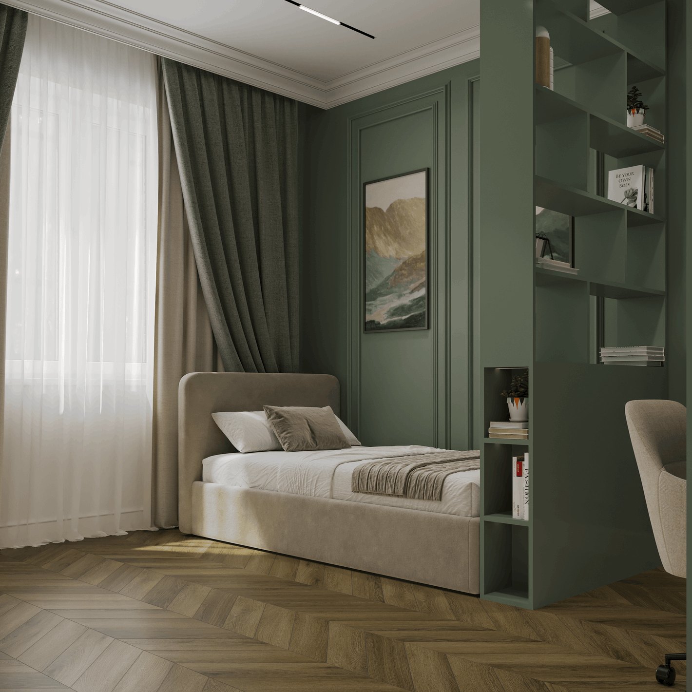 Кварцвинил Tulesna Искусство в шевроне (Art Chevron) 1011-11 Libero