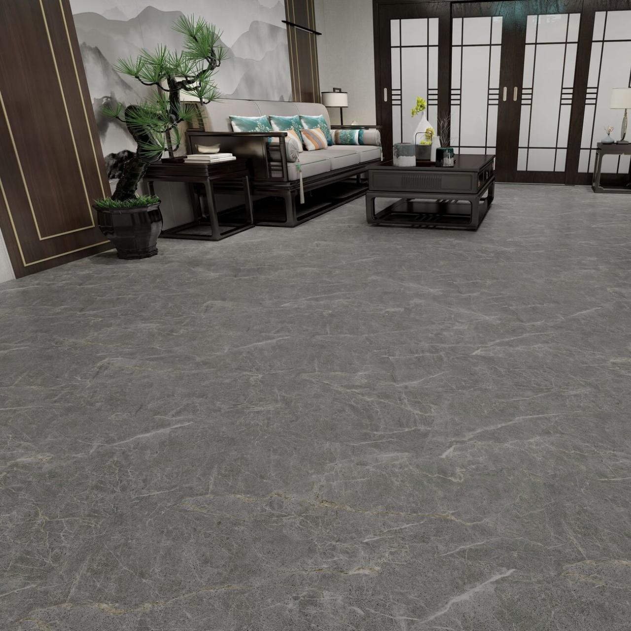 Кварцвинил Skalla Stone Fjord FR410 Плитка Мрамор Халти