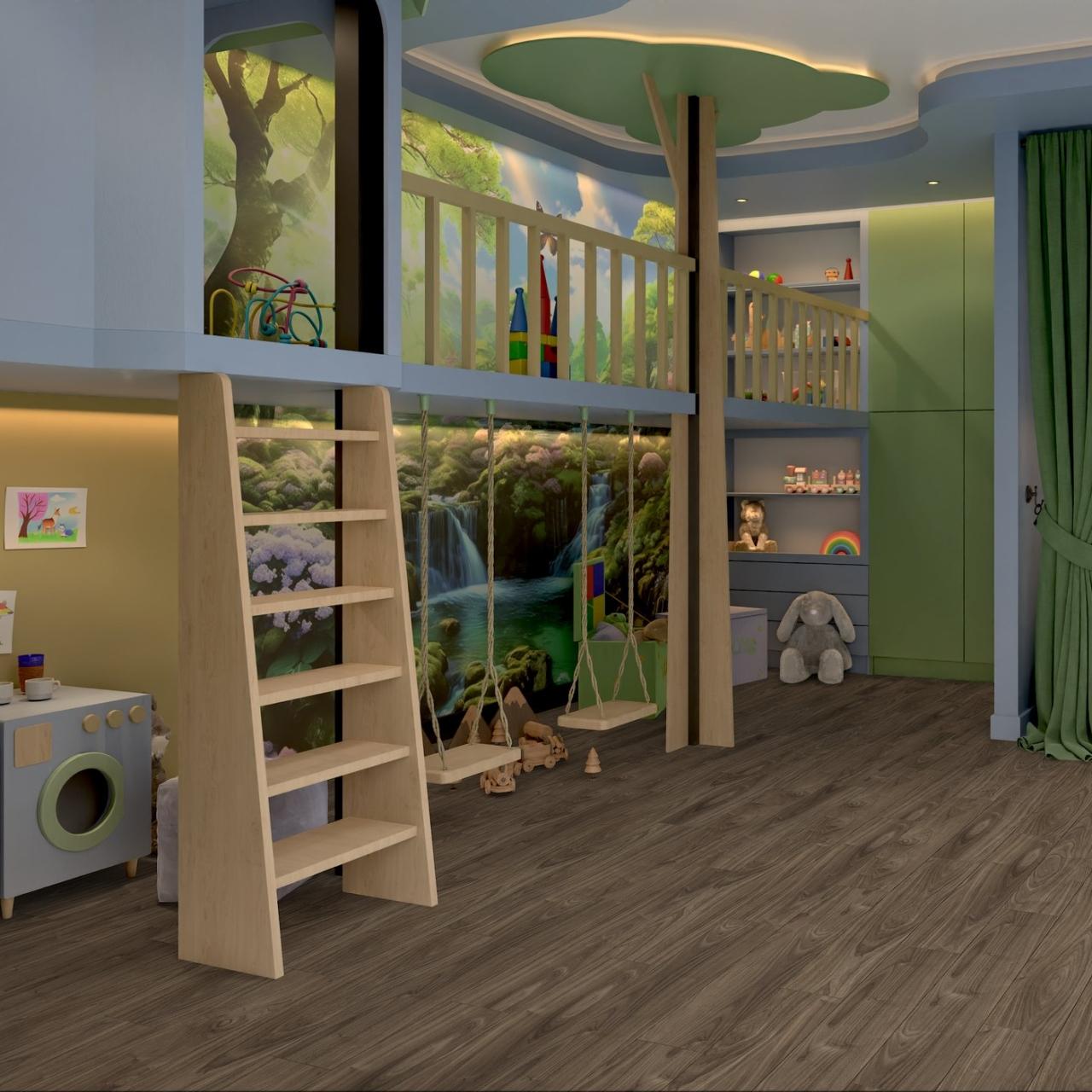 Кварцвинил Damy Floor Family LVT 0036-3-LVT Орех Американский