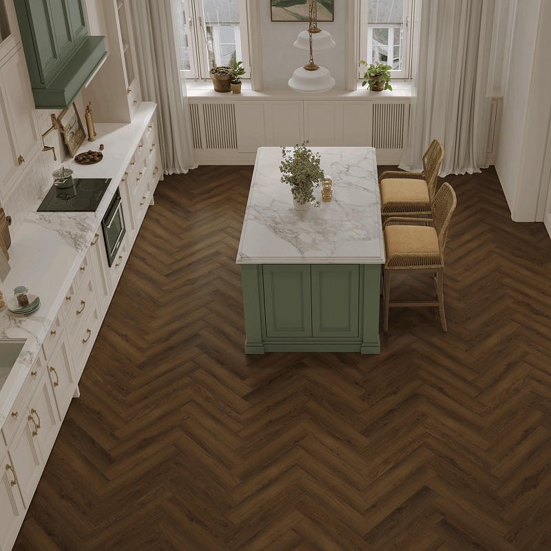 Кварцвинил Tulesna Искусство в паркете (Art Parquet) 1005-17 Atlant