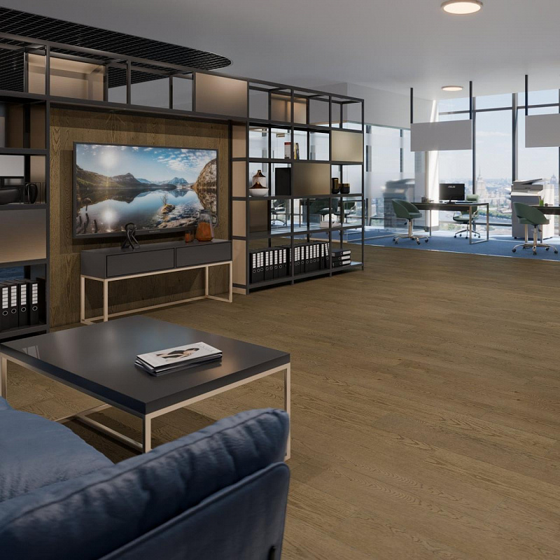 Кварцвинил Damy Floor Family 0030-6 Дуб Мокко